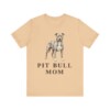 Pit Bull Mom Shirt, Vintage Dog Sketch Tee, Dog Mom Gift