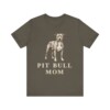Pit Bull Mom Shirt, Vintage Dog Sketch Tee, Dog Mom Gift
