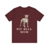 Pit Bull Mom Shirt, Vintage Dog Sketch Tee, Dog Mom Gift