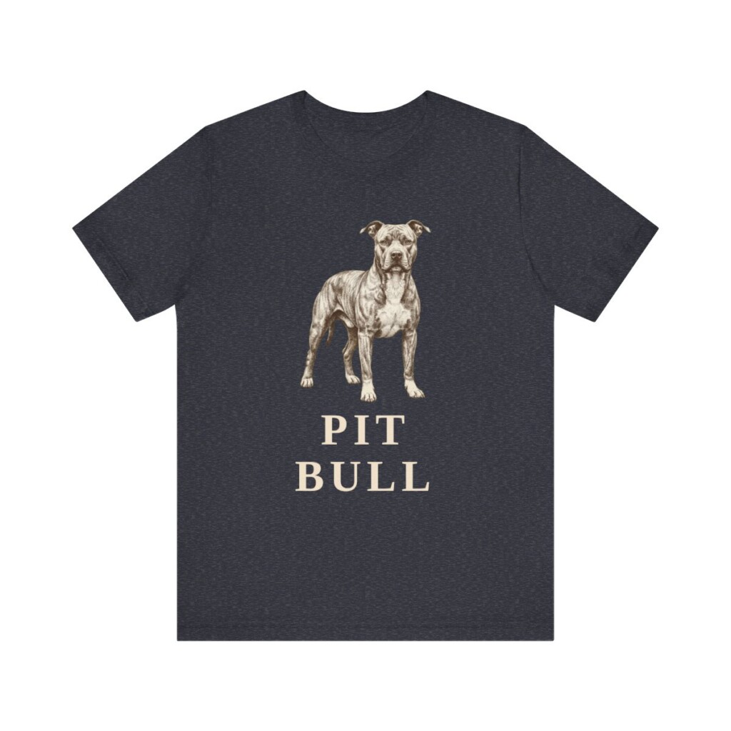 Pit Bull Lover Shirt, Vintage Dog Sketch Tee, Dog Lover Gift