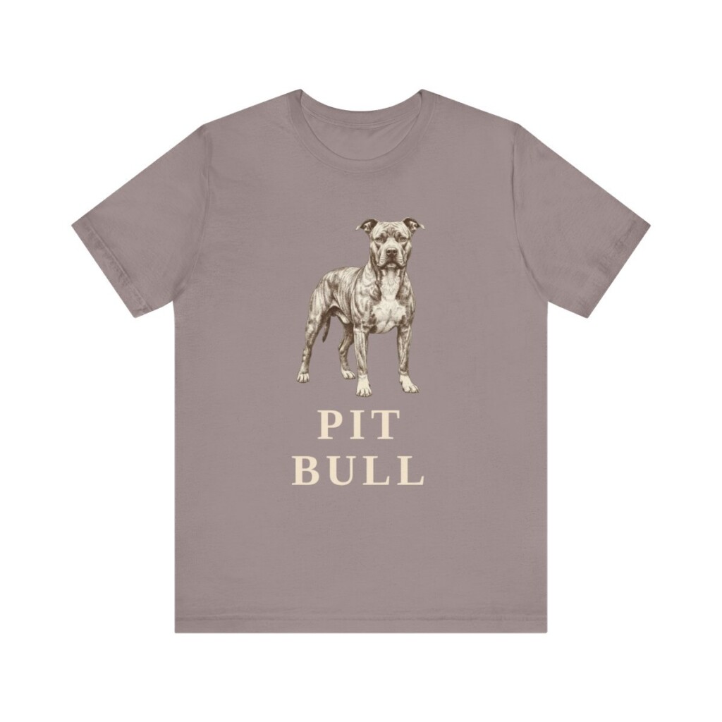 Pit Bull Lover Shirt, Vintage Dog Sketch Tee, Dog Lover Gift
