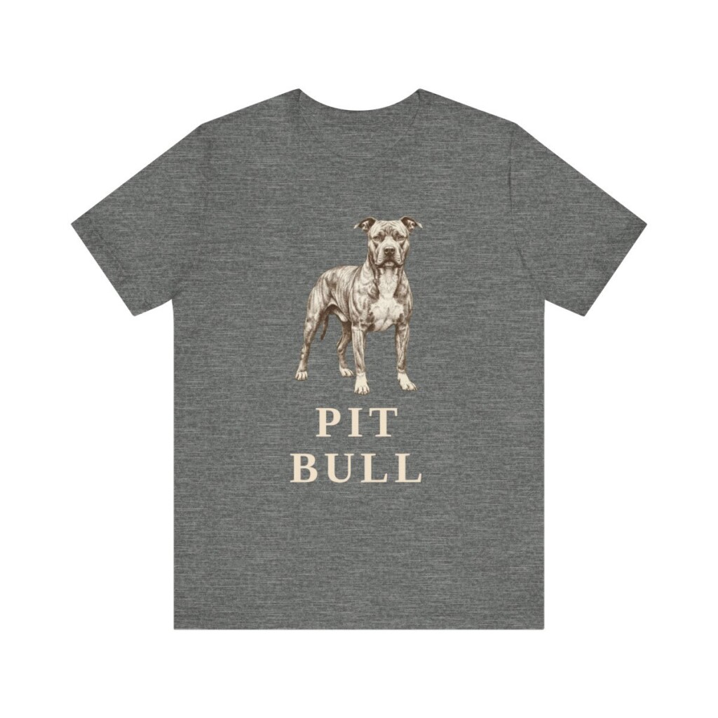 Pit Bull Lover Shirt, Vintage Dog Sketch Tee, Dog Lover Gift
