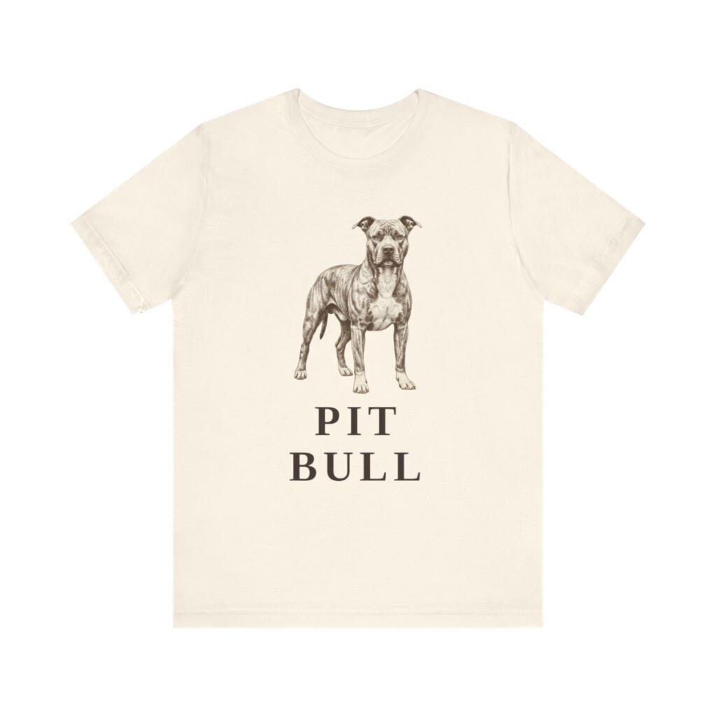 Pit Bull Lover Shirt, Vintage Dog Sketch Tee, Dog Lover Gift