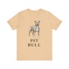 Pit Bull Lover Shirt, Vintage Dog Sketch Tee, Dog Lover Gift