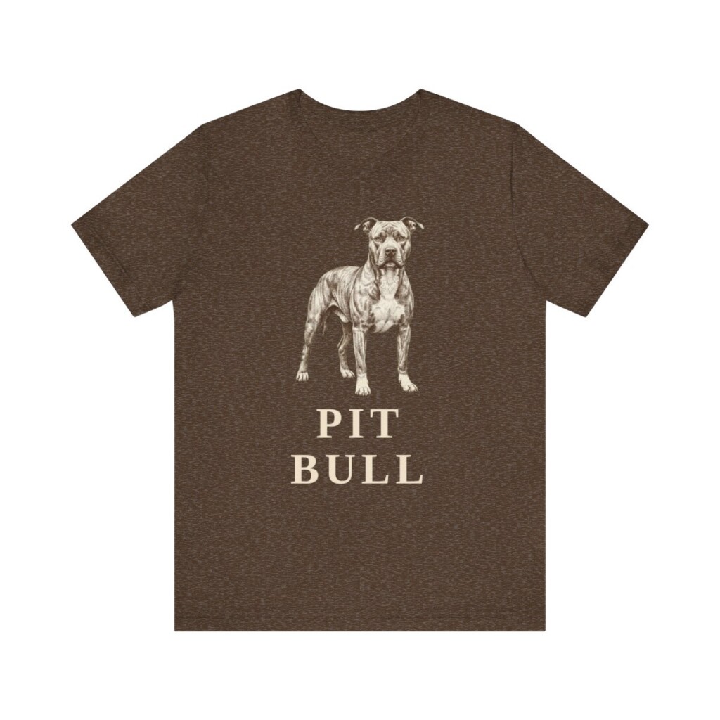 Pit Bull Lover Shirt, Vintage Dog Sketch Tee, Dog Lover Gift