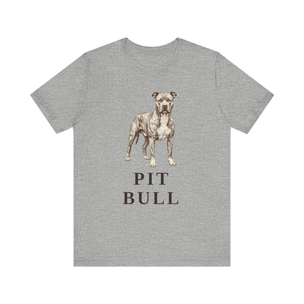 Pit Bull Lover Shirt, Vintage Dog Sketch Tee, Dog Lover Gift