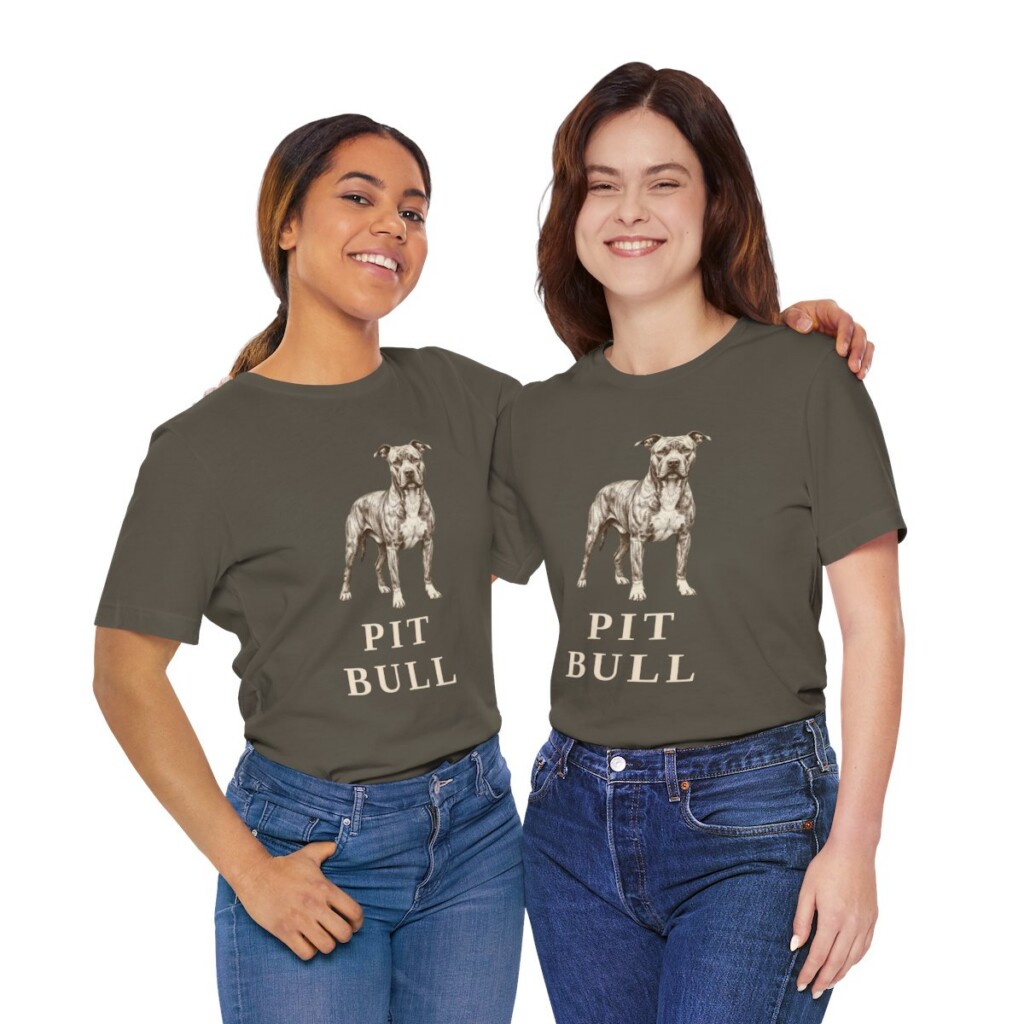 Pit Bull Lover Shirt, Vintage Dog Sketch Tee, Dog Lover Gift