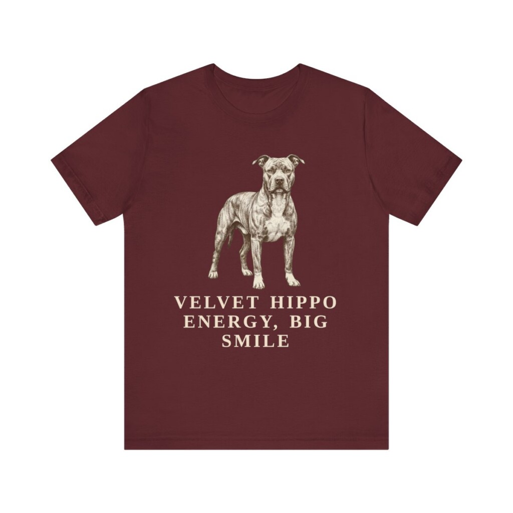 Pit Bull Humor Shirt, Vintage Dog Sketch Tee, Dog Humor Gift