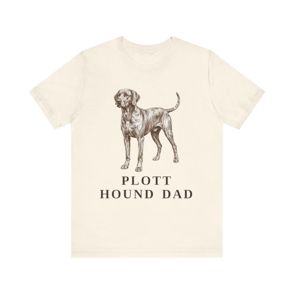 Plott Hound Dad Shirt, Vintage Dog Sketch Tee, Dog Dad Gift