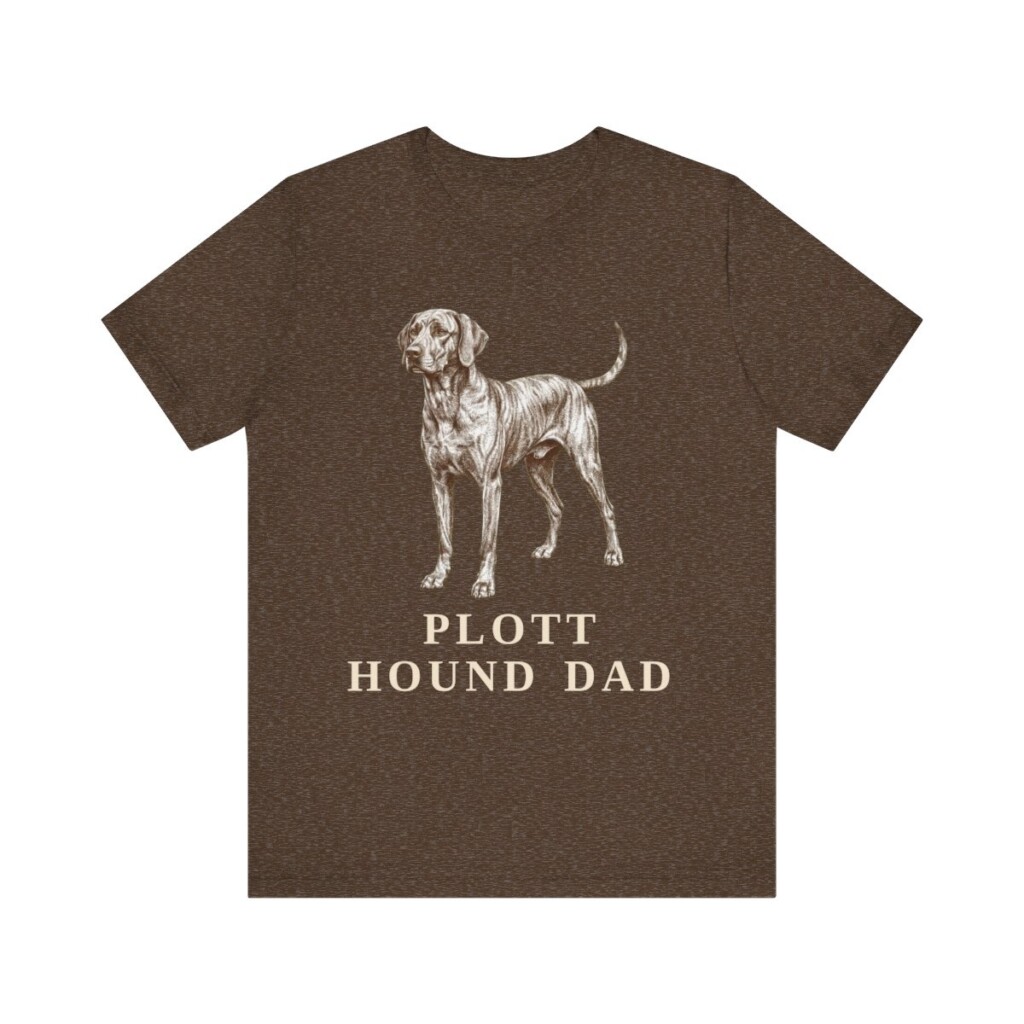 Plott Hound Dad Shirt, Vintage Dog Sketch Tee, Dog Dad Gift