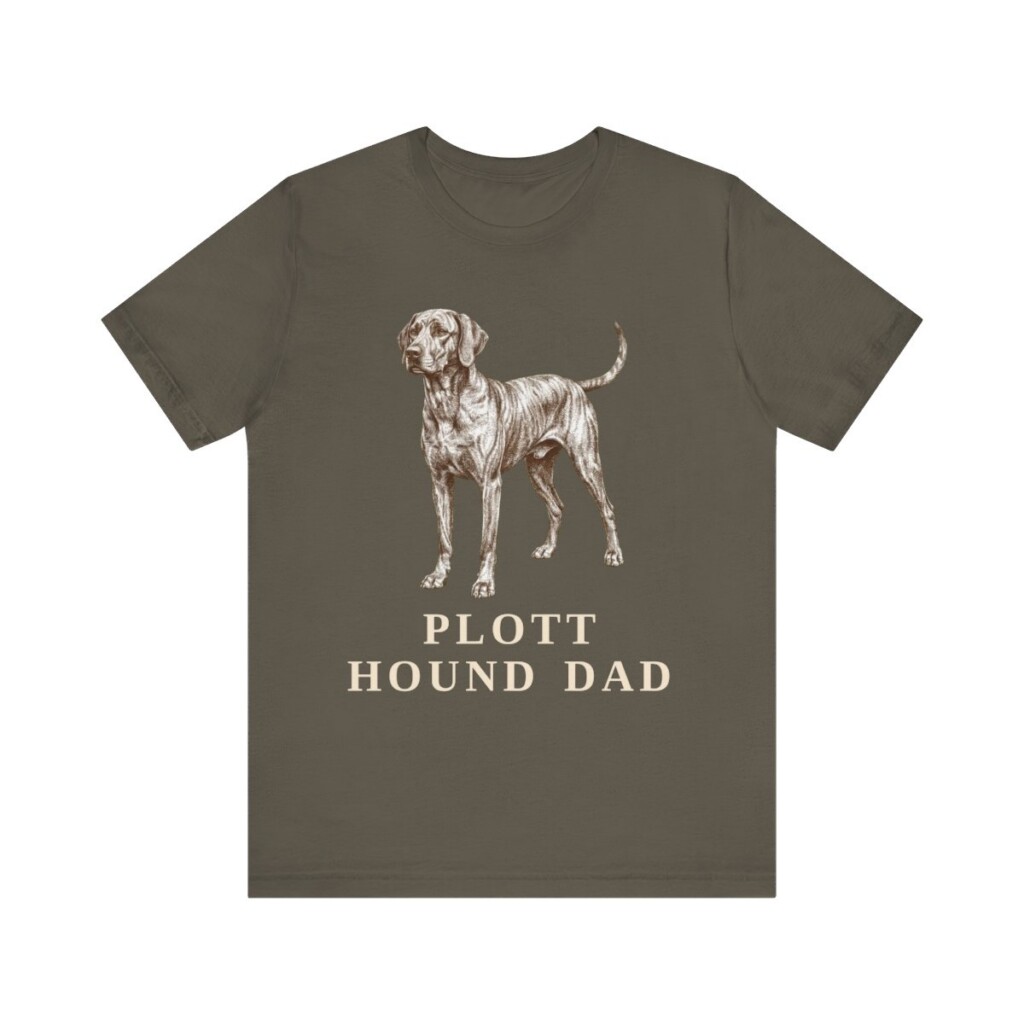 Plott Hound Dad Shirt, Vintage Dog Sketch Tee, Dog Dad Gift