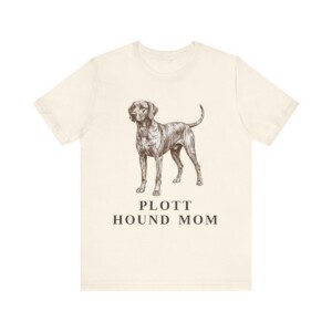 Plott Hound Mom Shirt, Vintage Dog Sketch Tee, Dog Mom Gift