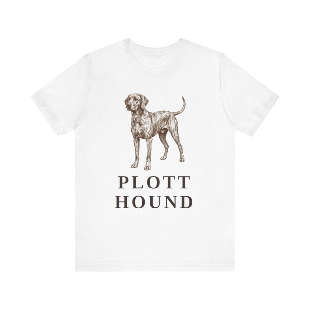 Plott Hound Lover Shirt, Vintage Dog Sketch Tee, Dog Lover Gift