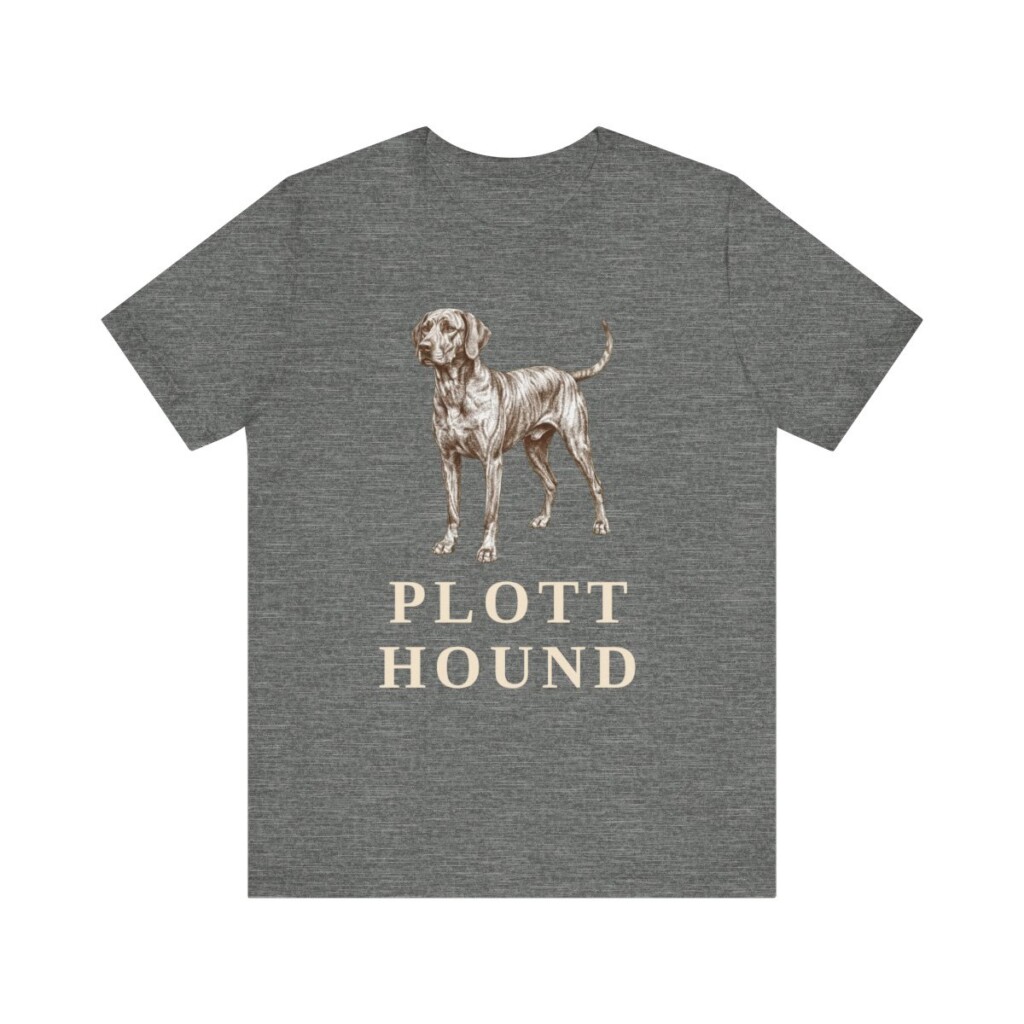 Plott Hound Lover Shirt, Vintage Dog Sketch Tee, Dog Lover Gift