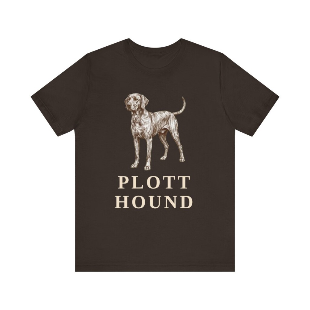 Plott Hound Lover Shirt, Vintage Dog Sketch Tee, Dog Lover Gift