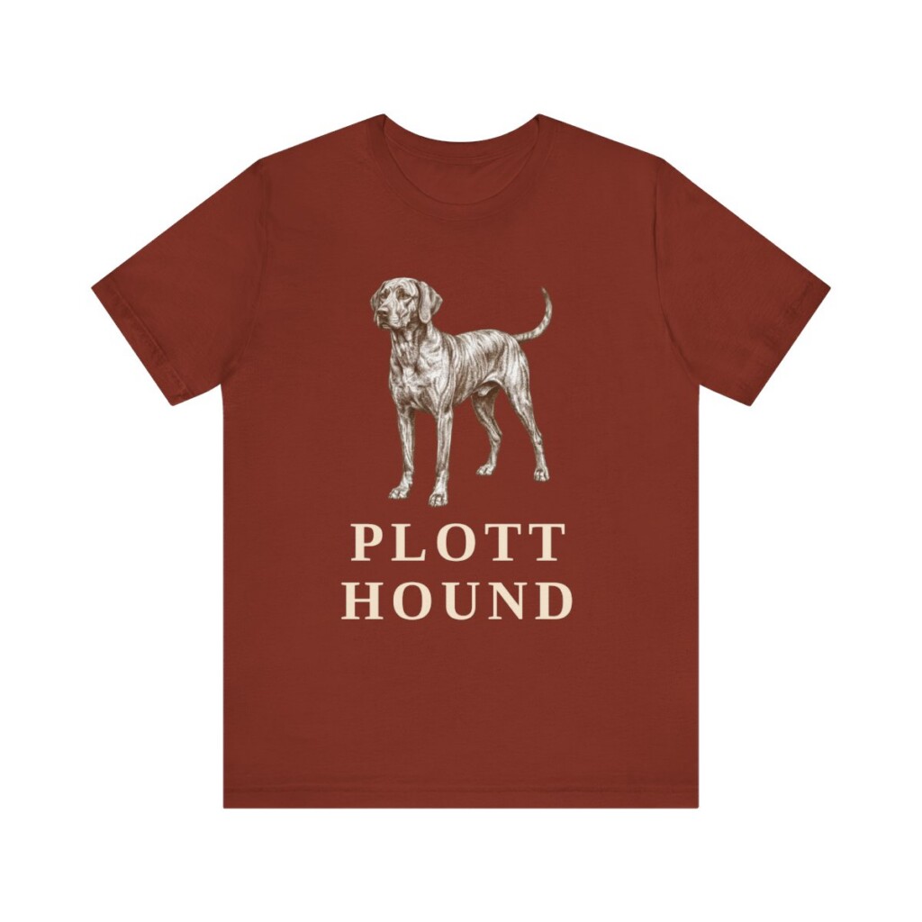 Plott Hound Lover Shirt, Vintage Dog Sketch Tee, Dog Lover Gift