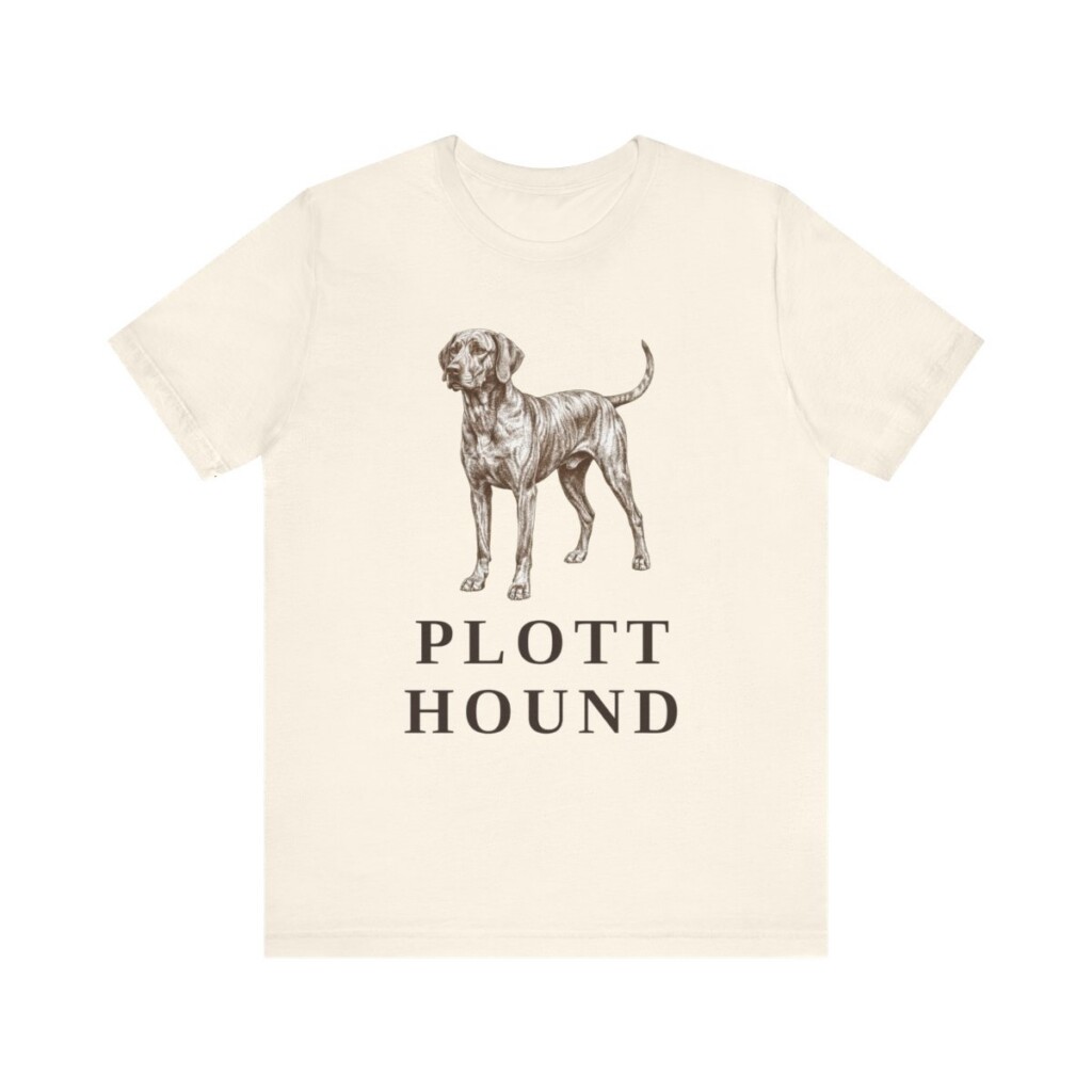 Plott Hound Lover Shirt, Vintage Dog Sketch Tee, Dog Lover Gift