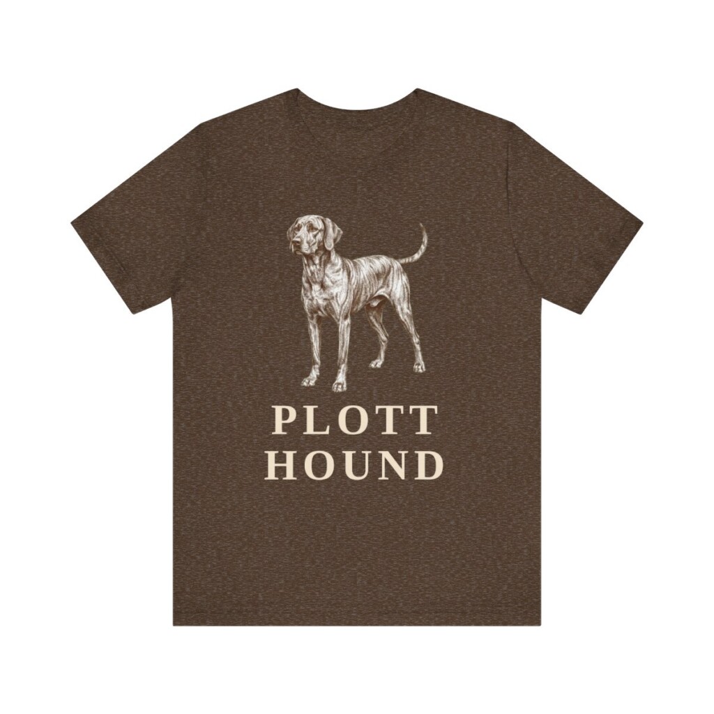 Plott Hound Lover Shirt, Vintage Dog Sketch Tee, Dog Lover Gift