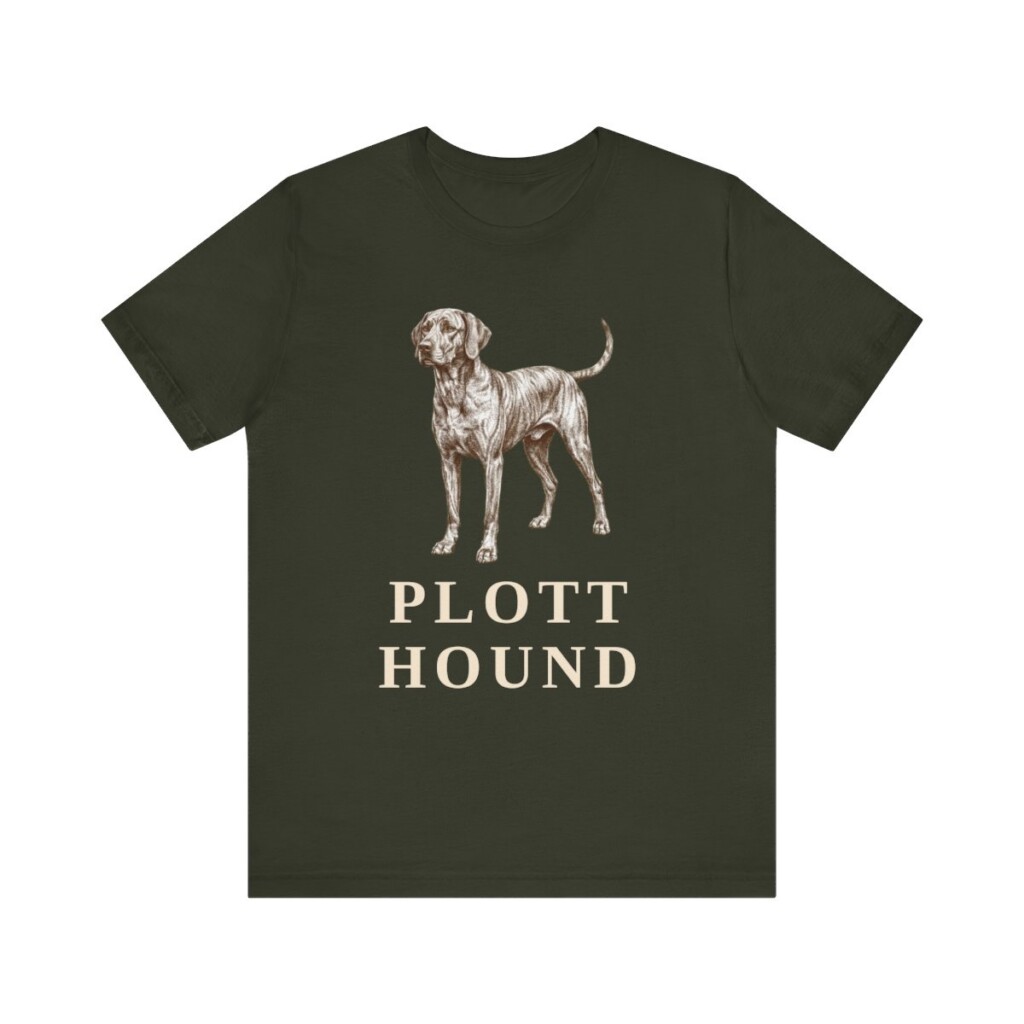 Plott Hound Lover Shirt, Vintage Dog Sketch Tee, Dog Lover Gift