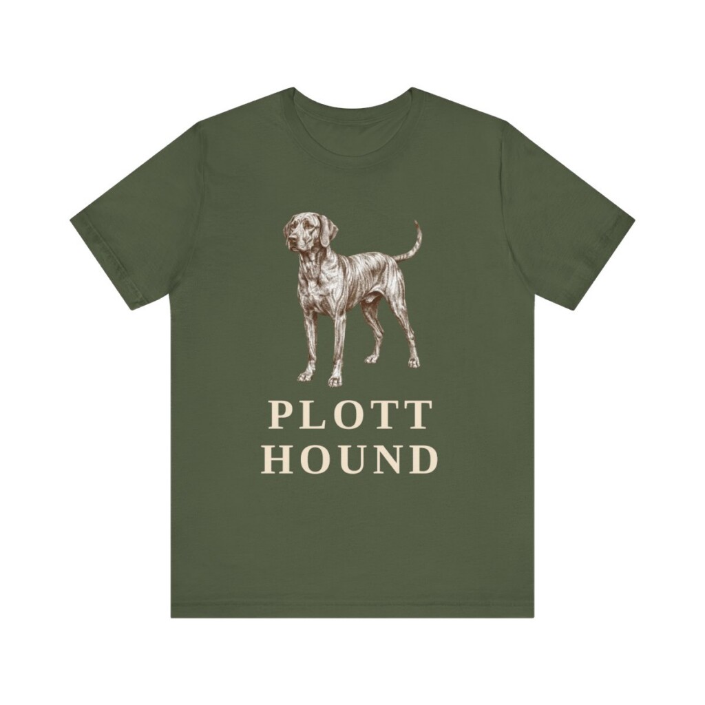 Plott Hound Lover Shirt, Vintage Dog Sketch Tee, Dog Lover Gift