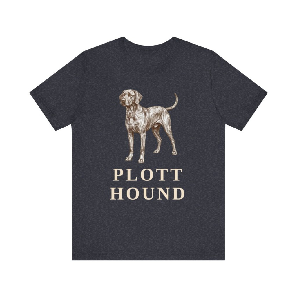 Plott Hound Lover Shirt, Vintage Dog Sketch Tee, Dog Lover Gift
