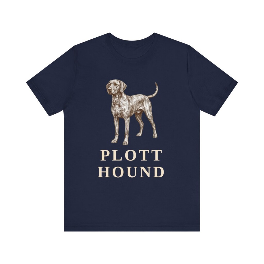 Plott Hound Lover Shirt, Vintage Dog Sketch Tee, Dog Lover Gift