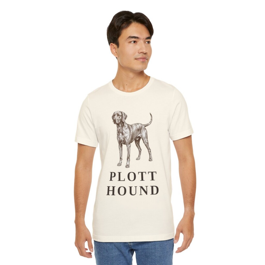 Plott Hound Lover Shirt, Vintage Dog Sketch Tee, Dog Lover Gift