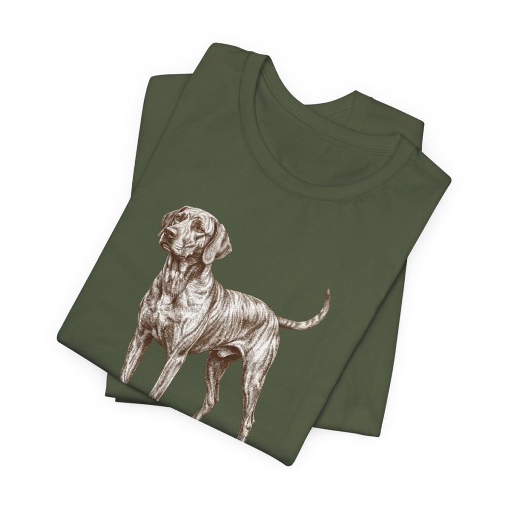Plott Hound Humor Shirt, Vintage Dog Sketch Tee, Dog Humor Gift