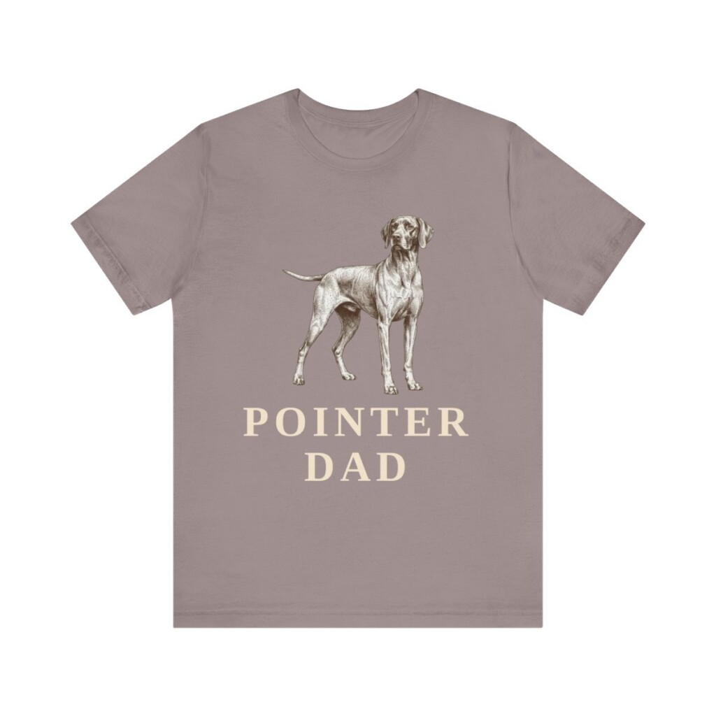 Pointer Dad Shirt, Vintage Dog Sketch Tee, Dog Dad Gift