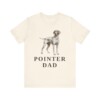 Pointer Dad Shirt, Vintage Dog Sketch Tee, Dog Dad Gift