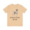 Pointer Dad Shirt, Vintage Dog Sketch Tee, Dog Dad Gift