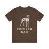 Pointer Dad Shirt, Vintage Dog Sketch Tee, Dog Dad Gift