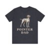 Pointer Dad Shirt, Vintage Dog Sketch Tee, Dog Dad Gift