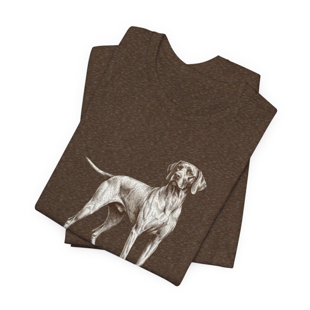 Pointer Dad Shirt, Vintage Dog Sketch Tee, Dog Dad Gift
