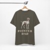 Pointer Dad Shirt, Vintage Dog Sketch Tee, Dog Dad Gift