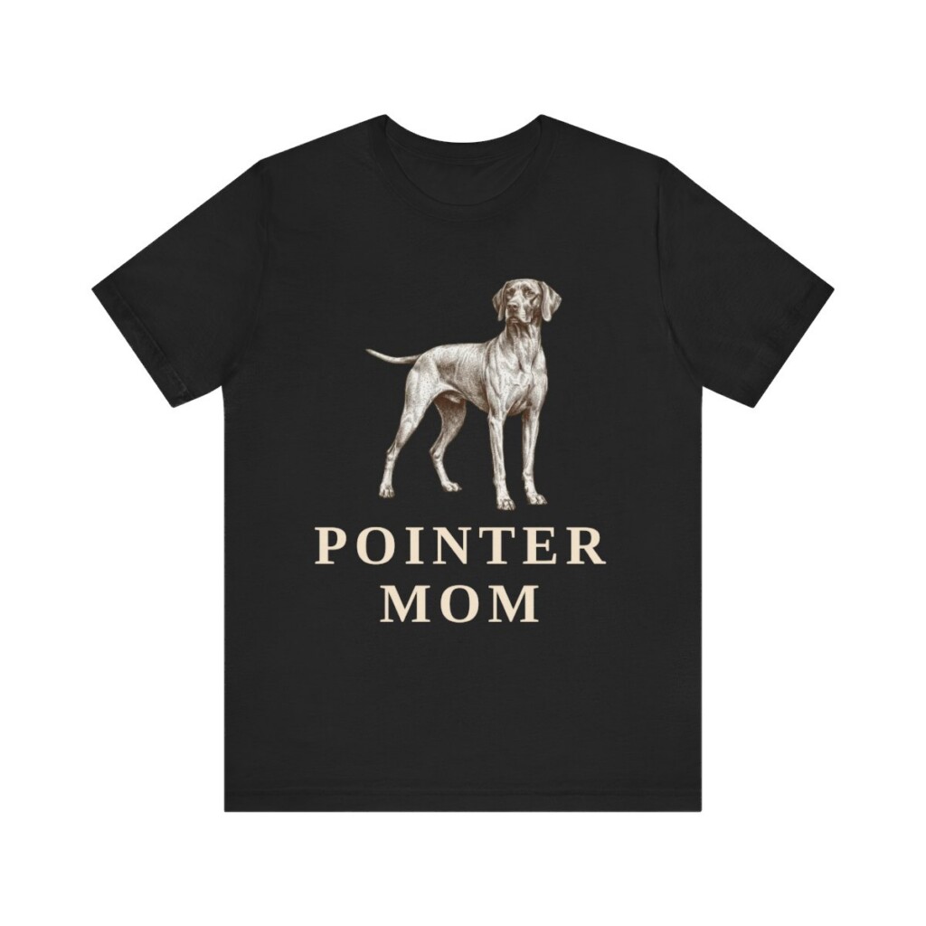 Pointer Mom Shirt, Vintage Dog Sketch Tee, Dog Mom Gift