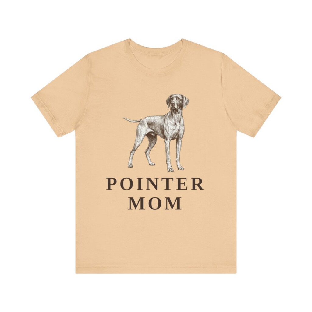 Pointer Mom Shirt, Vintage Dog Sketch Tee, Dog Mom Gift