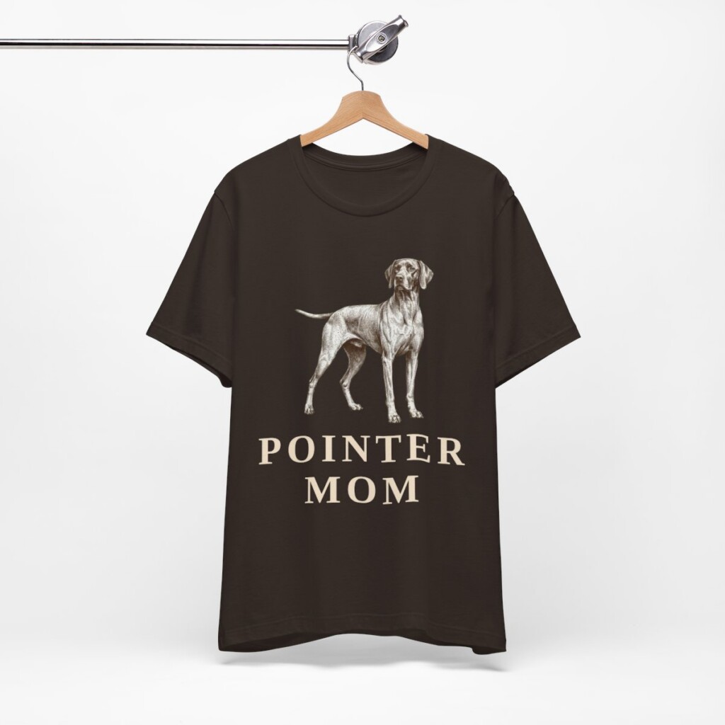 Pointer Mom Shirt, Vintage Dog Sketch Tee, Dog Mom Gift