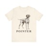 Pointer Lover Shirt, Vintage Dog Sketch Tee, Dog Lover Gift