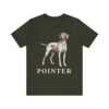 Pointer Lover Shirt, Vintage Dog Sketch Tee, Dog Lover Gift