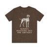 Pointer Humor Shirt, Vintage Dog Sketch Tee, Dog Humor Gift