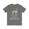 Pointer Humor Shirt, Vintage Dog Sketch Tee, Dog Humor Gift