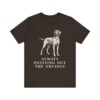 Pointer Humor Shirt, Vintage Dog Sketch Tee, Dog Humor Gift