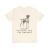 Pointer Humor Shirt, Vintage Dog Sketch Tee, Dog Humor Gift