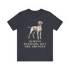 Pointer Humor Shirt, Vintage Dog Sketch Tee, Dog Humor Gift