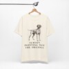 Pointer Humor Shirt, Vintage Dog Sketch Tee, Dog Humor Gift