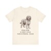 Polish Lowland Sheepdog Dad Shirt, Vintage Dog Sketch Tee, Dog Dad Gift