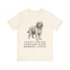 Polish Lowland Sheepdog Humor Shirt, Vintage Dog Sketch Tee, Dog Humor Gift