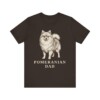 Pomeranian Dad Shirt, Vintage Dog Sketch Tee, Dog Dad Gift