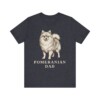 Pomeranian Dad Shirt, Vintage Dog Sketch Tee, Dog Dad Gift